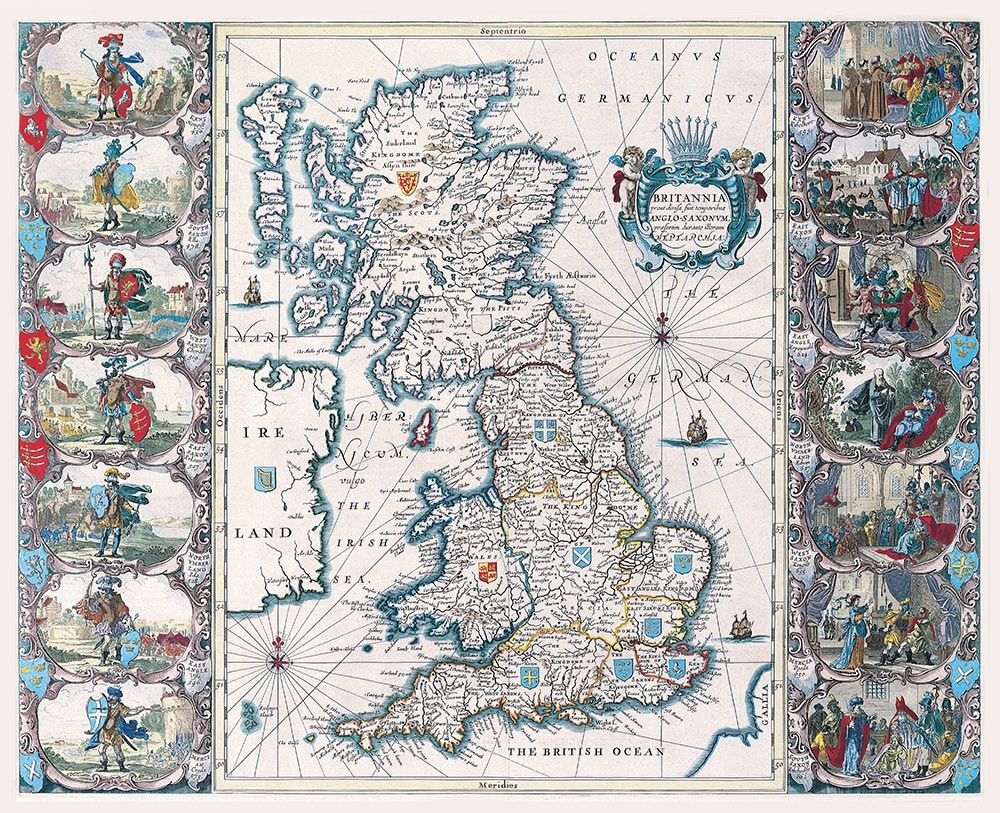 German Sea British Ocean British Isles art print by Unknown for $57.95 CAD