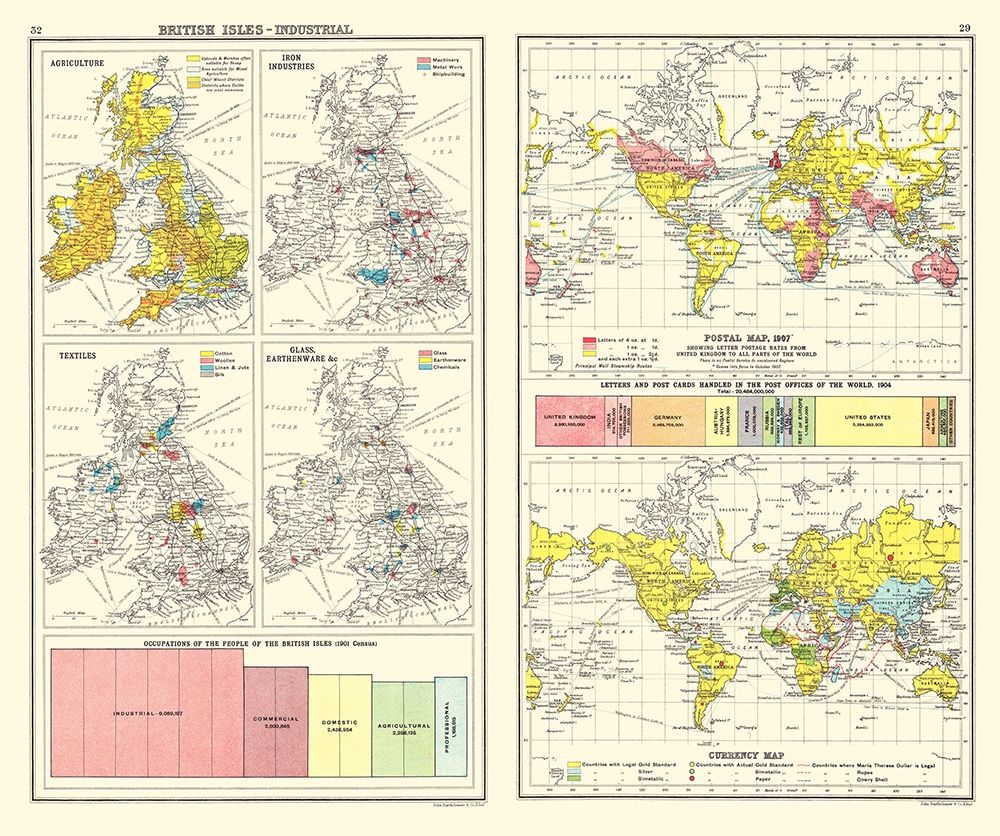 Industrial Global Currency British Isles art print by Newnes for $57.95 CAD