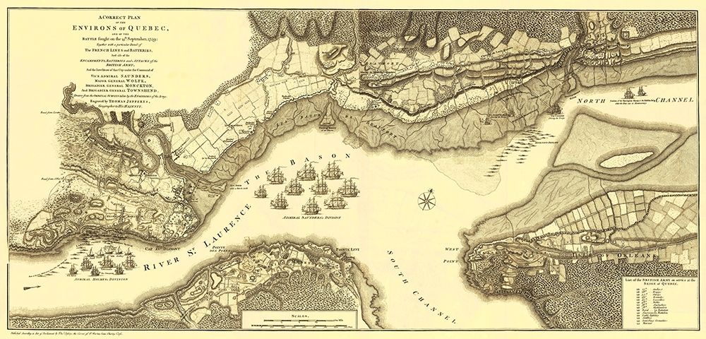 Quebec Canada During the Battle of Quebec art print by JEFFREYS for $57.95 CAD
