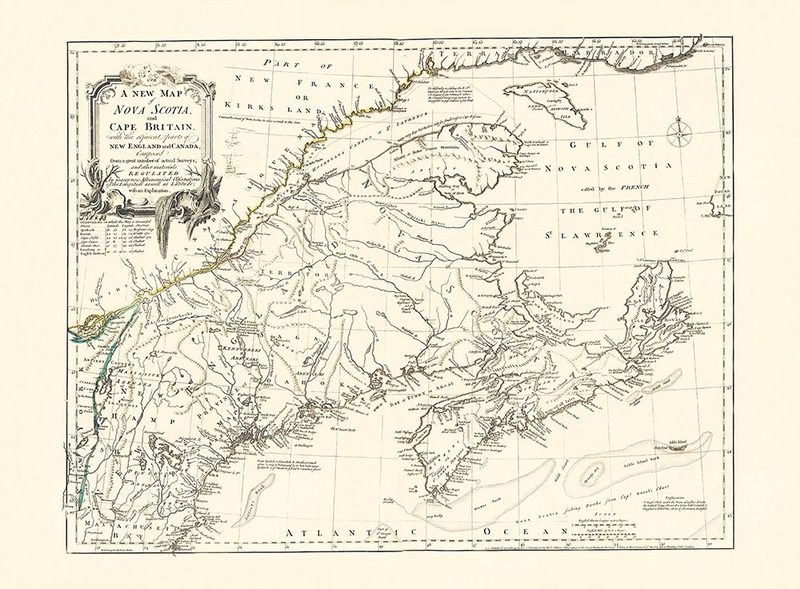 Nova Scotia Cape Breton New England Canada US art print by Jeffreys for $57.95 CAD