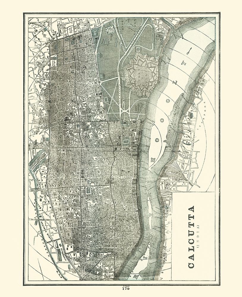Asia Calcutta India - Rathbun 1893 art print by Rathbun for $57.95 CAD