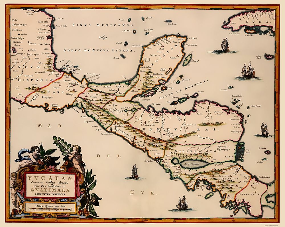 Mexico Guatemala Central America art print by nan for $57.95 CAD