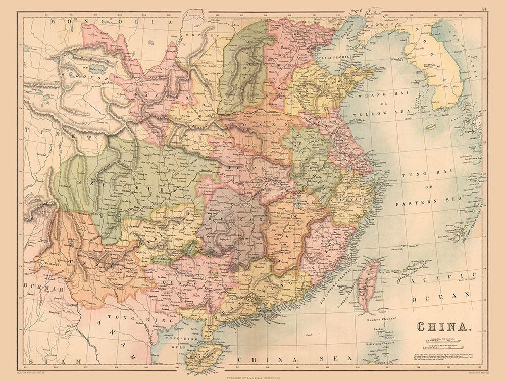 China - Black 1867 art print by Black for $57.95 CAD