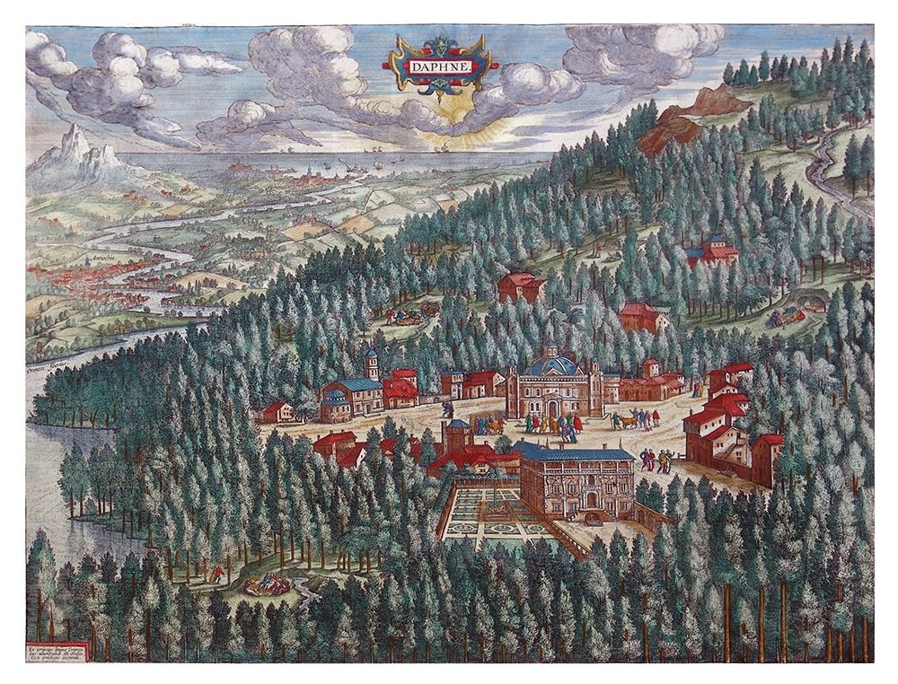 Daphne - Ortelius 1570 art print by Ortelius for $57.95 CAD