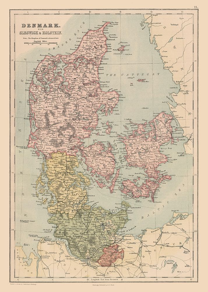 Denmark - Black 1867 art print by Black for $57.95 CAD