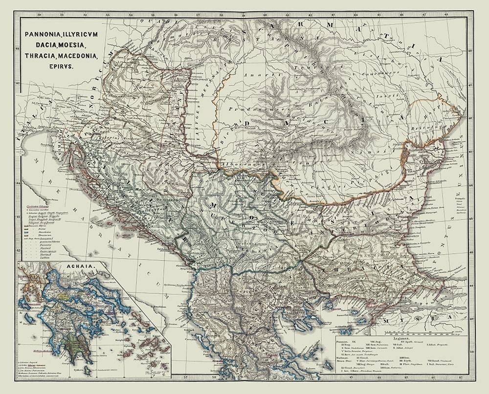 Dacia Moesia Thracia North Macedonia - Spruner art print by Spruner for $57.95 CAD