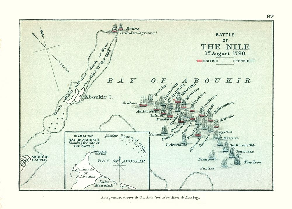 Africa Battle of the Nile 1798 Egypt art print by Gardiner for $57.95 CAD