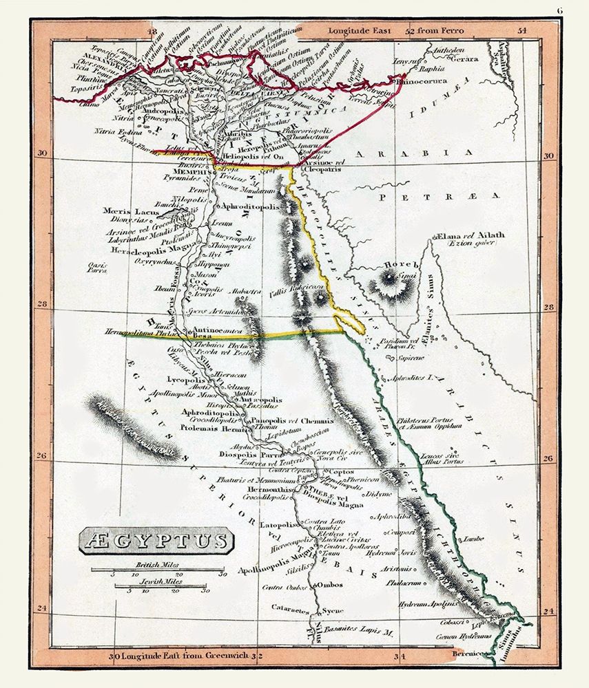 Africa Egypt - Fenner 1830 art print by Fenner for $57.95 CAD