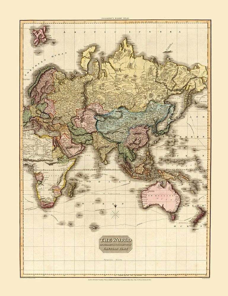 Eastern Hemisphere - Strand 1812 art print by Strand for $57.95 CAD