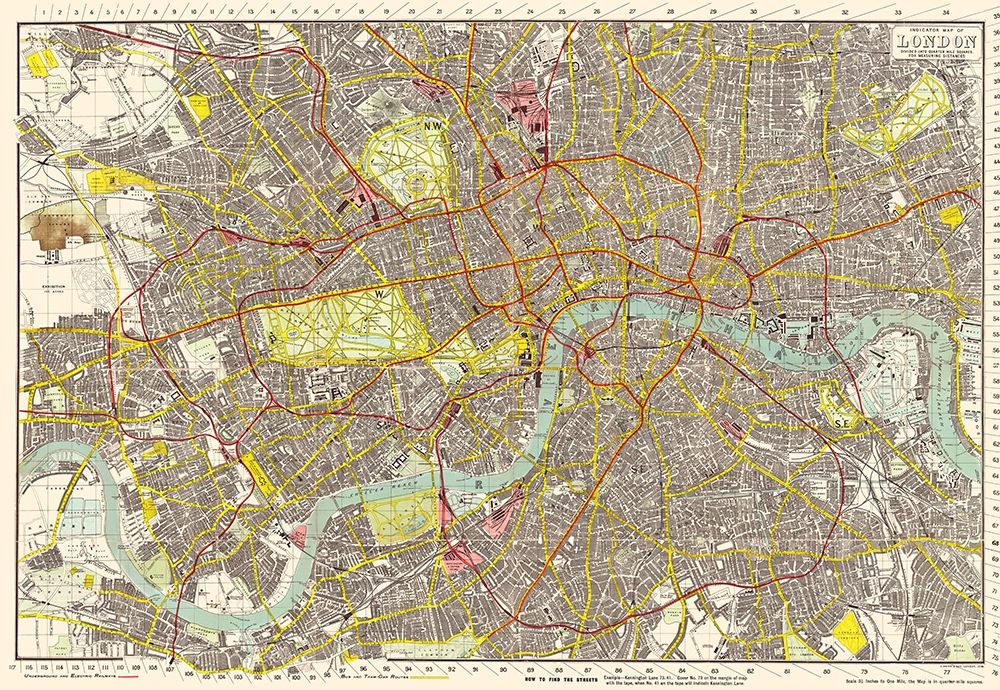 London England - Smith 1910 art print by Smith for $57.95 CAD