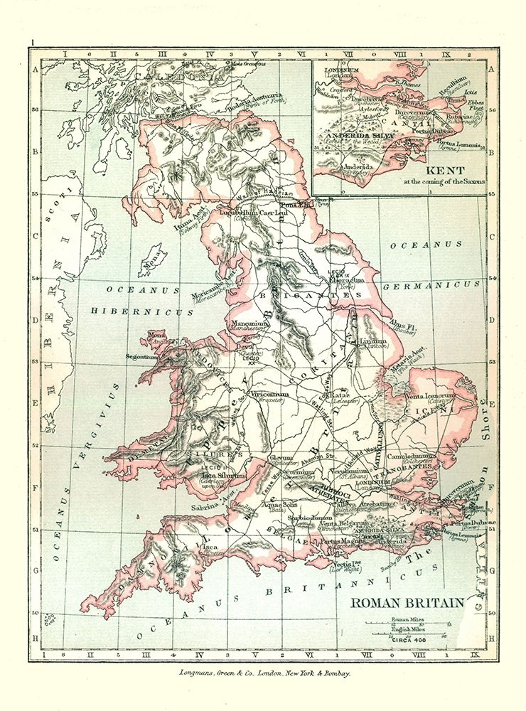 Roman Britain Circa 400 Scotland - Gardiner 1902 art print by Gardiner for $57.95 CAD