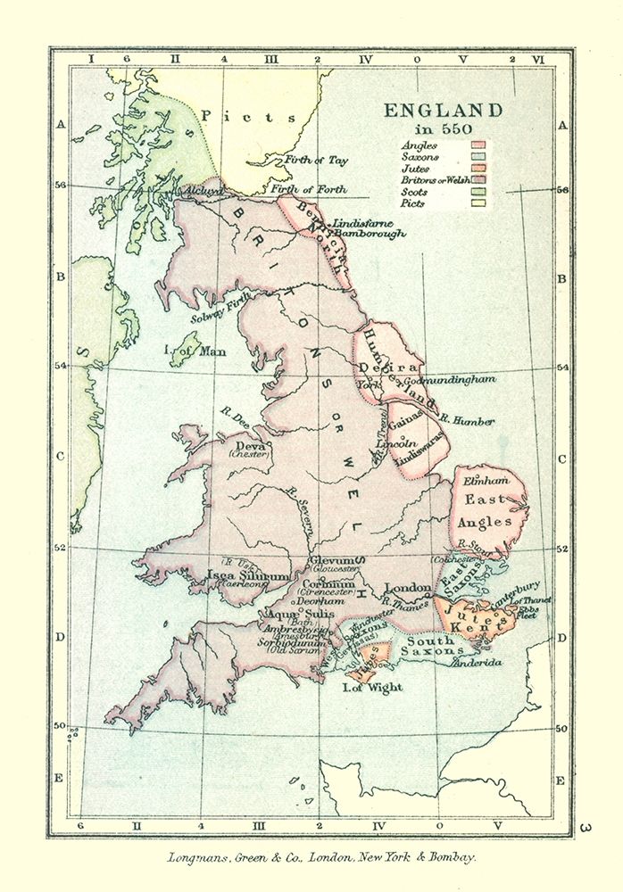England in 550 - Gardiner 1902 art print by Gardiner for $57.95 CAD