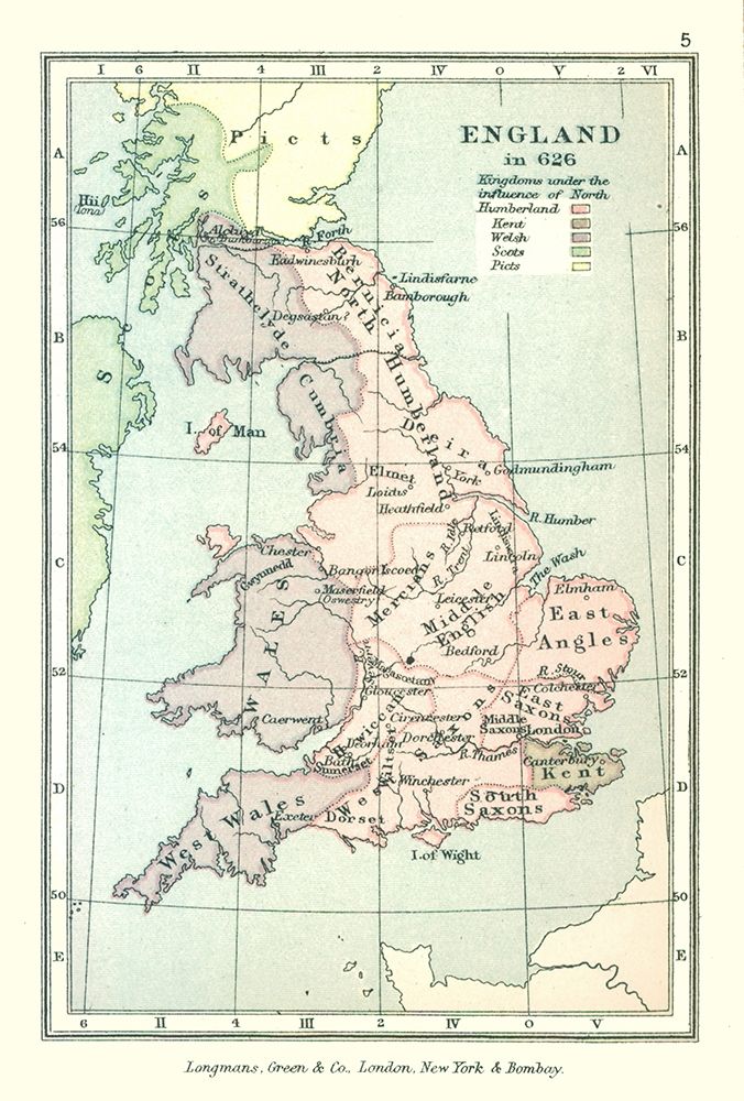 England in 626 - Gardiner 1902 art print by Gardiner for $57.95 CAD