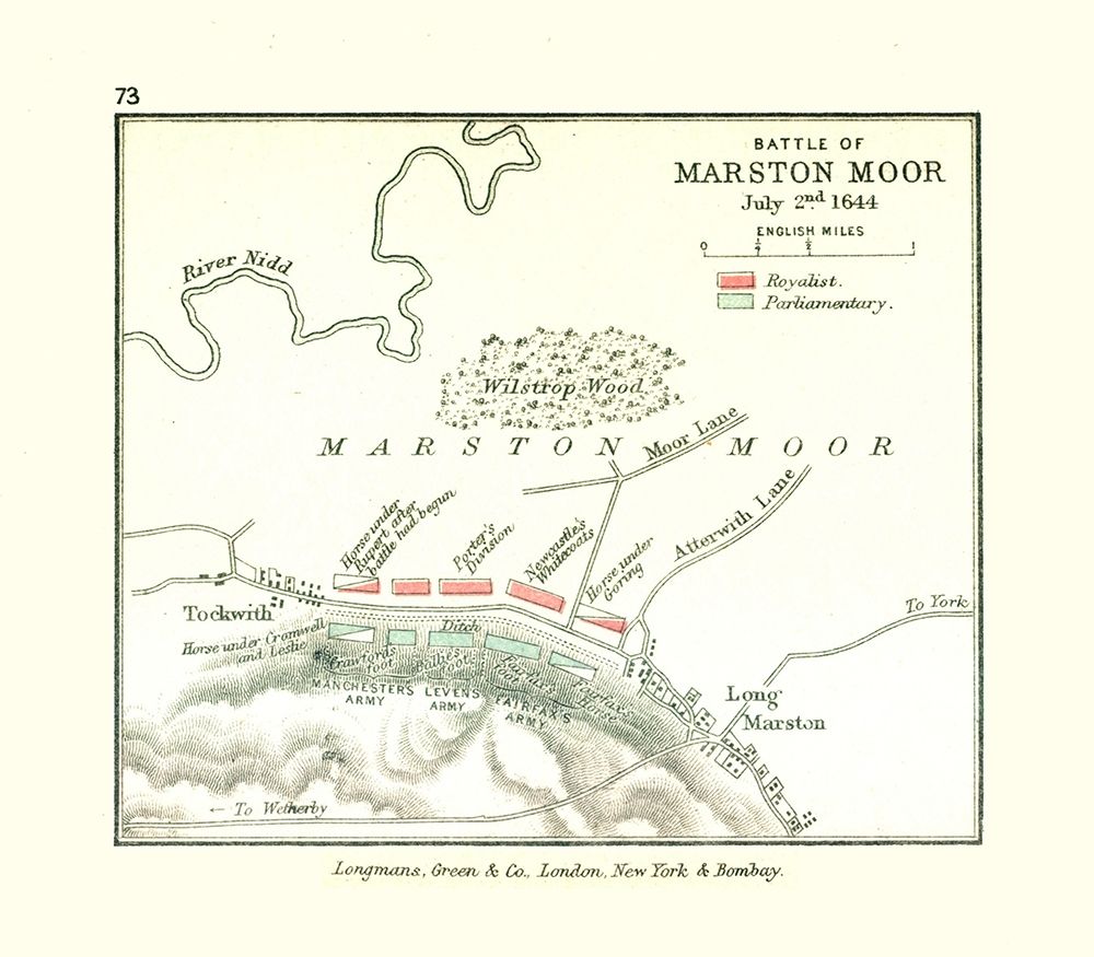 Marston Moor 1644 England - Gardiner 1902 art print by Gardiner for $57.95 CAD