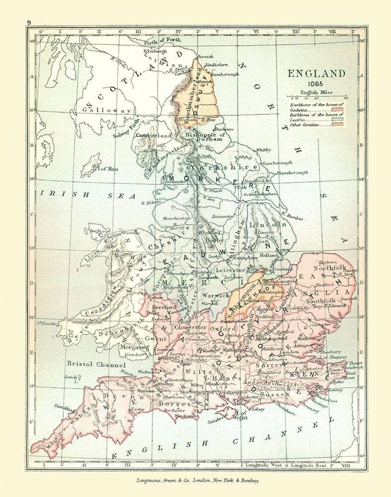 England in 1065 - Gardiner 1902 art print by Gardiner for $57.95 CAD