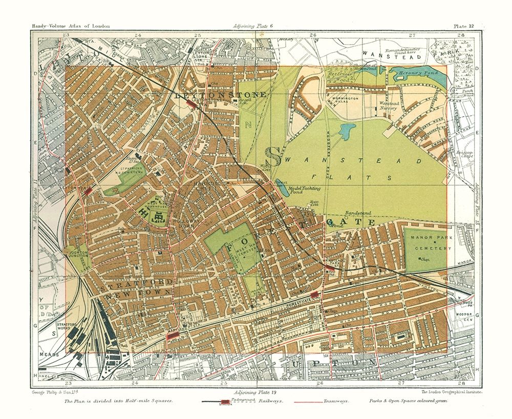 Wanstead Flats London England - Philip 1904 art print by Philip for $57.95 CAD