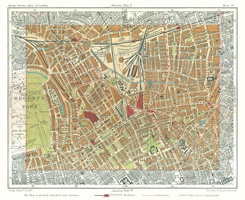 Islington London England - Philip 1904 art print by Philip for $57.95 CAD