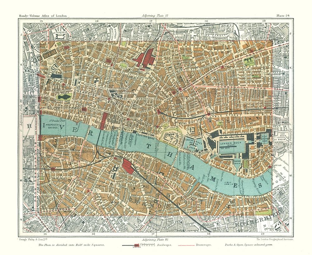 Tower of London England - Philip 1904 art print by Philip for $57.95 CAD