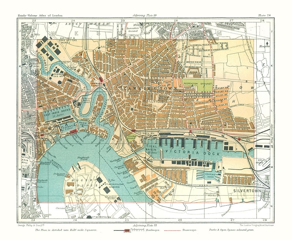 Victoria Dock London England - Philip 1904 art print by Philip for $57.95 CAD