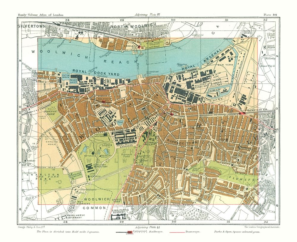Woolwich London England - Philip 1904 art print by Philip for $57.95 CAD