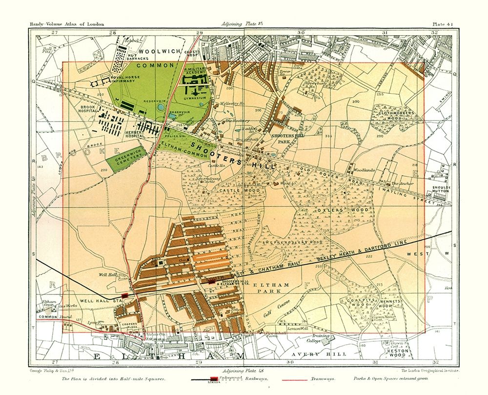 Shooters Hill London England - Philip 1904 art print by Philip for $57.95 CAD