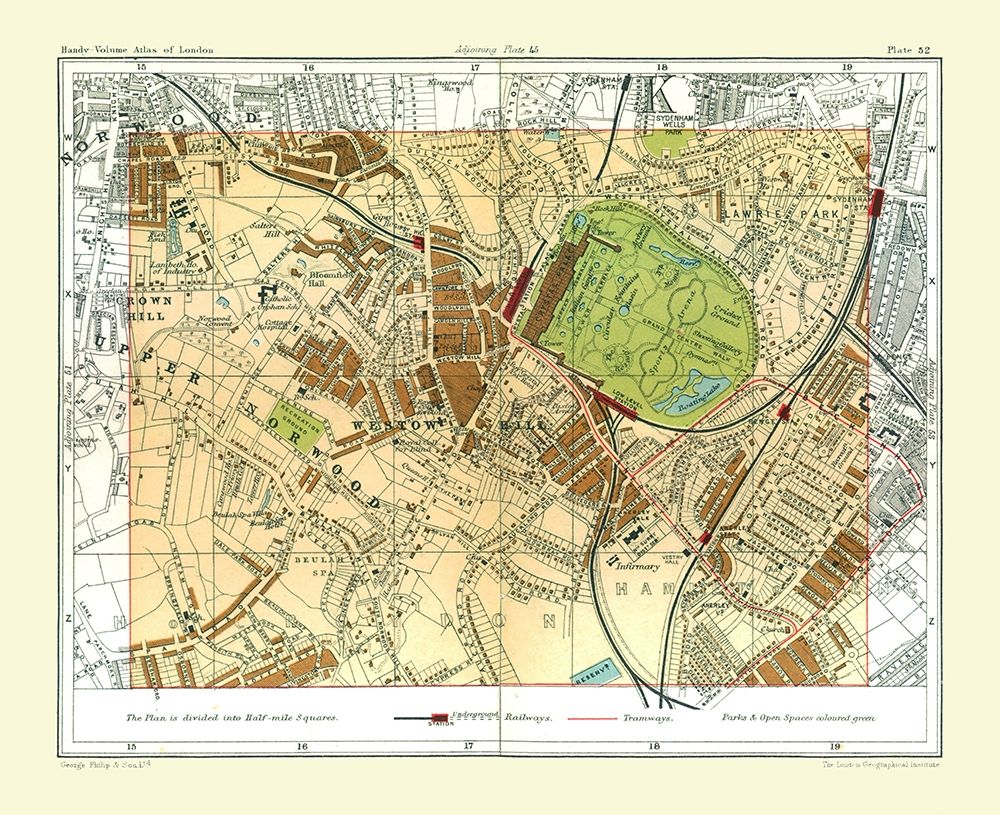 Crystal Palace London England - Philip 1904 art print by Philip for $57.95 CAD