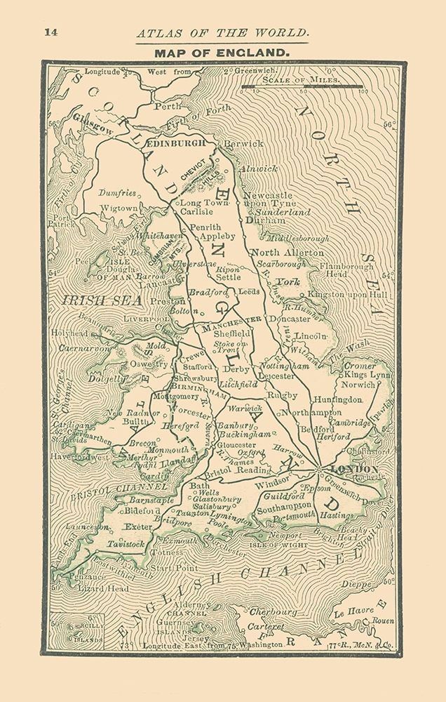 England - Alden 1886 art print by Alden for $57.95 CAD