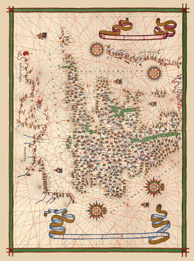 England - Martines 1587 art print by Martines for $57.95 CAD