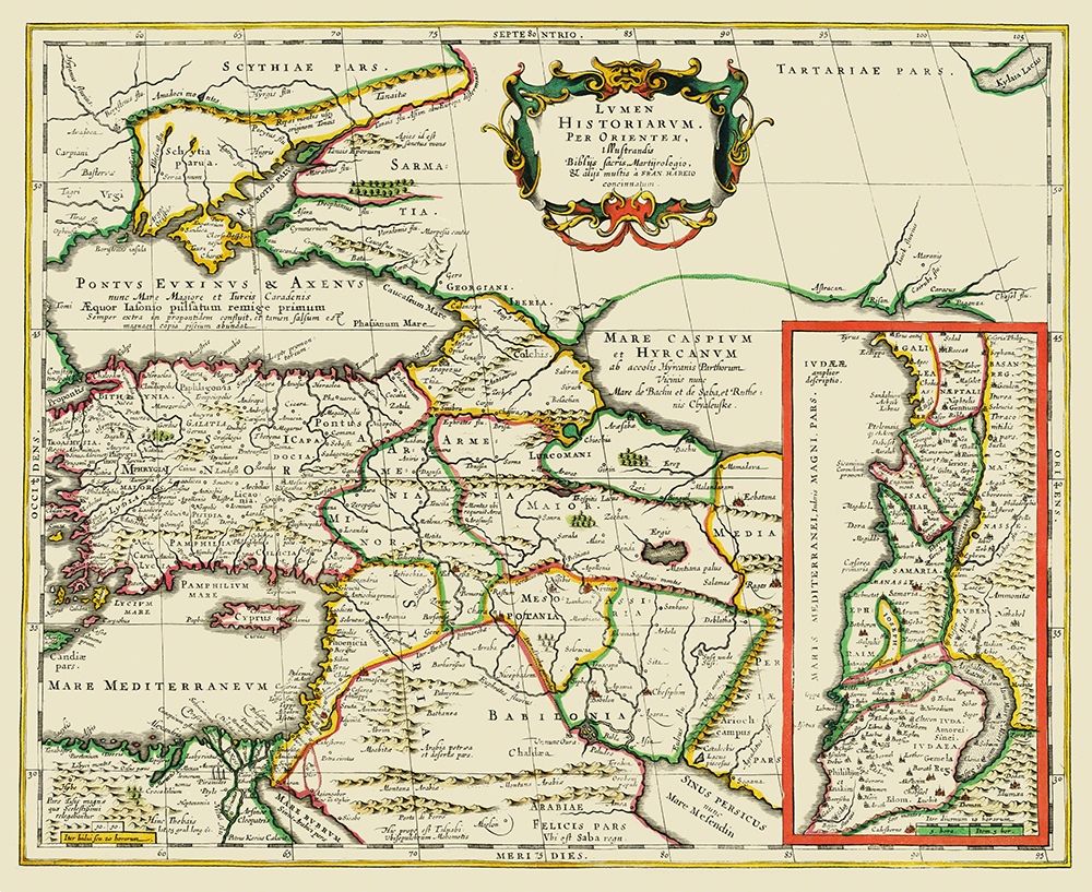 Asia Minor Mediterranean - Hareio 1624 art print by Hareio for $57.95 CAD