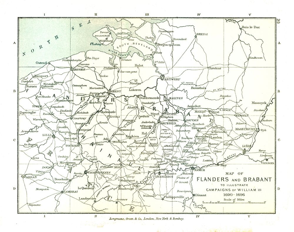 Flanders Brabant 1690 Belgium Netherlands art print by Gardiner for $57.95 CAD