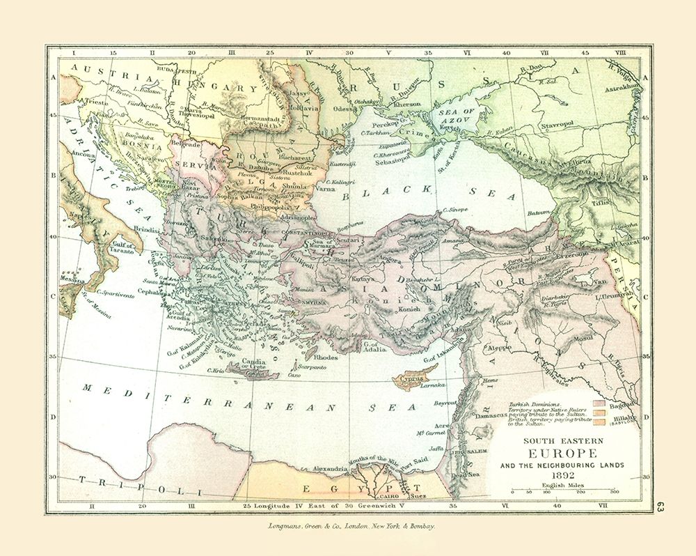 Europe 1892 - Gardiner 1902 art print by Gardiner for $57.95 CAD