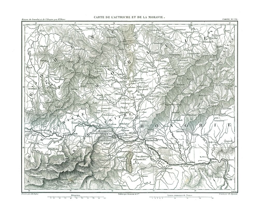 Moravia Austria Europe - Thiers 1866 art print by Thiers for $57.95 CAD