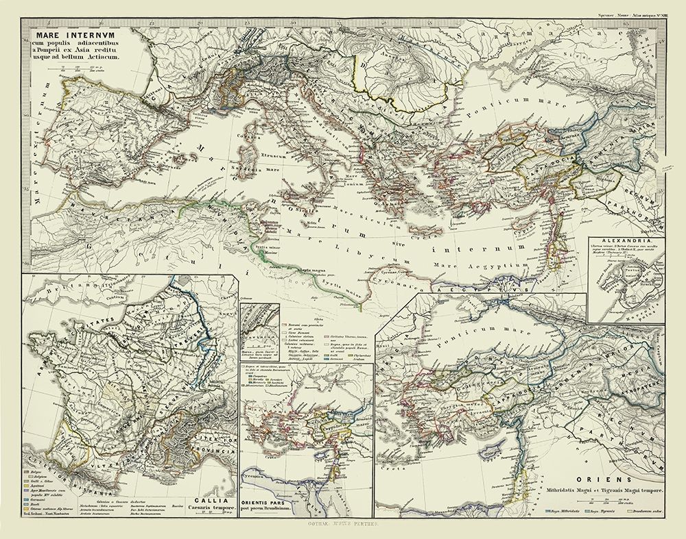Europe Middle East Turkey - Spruner 1865 art print by Spruner for $57.95 CAD