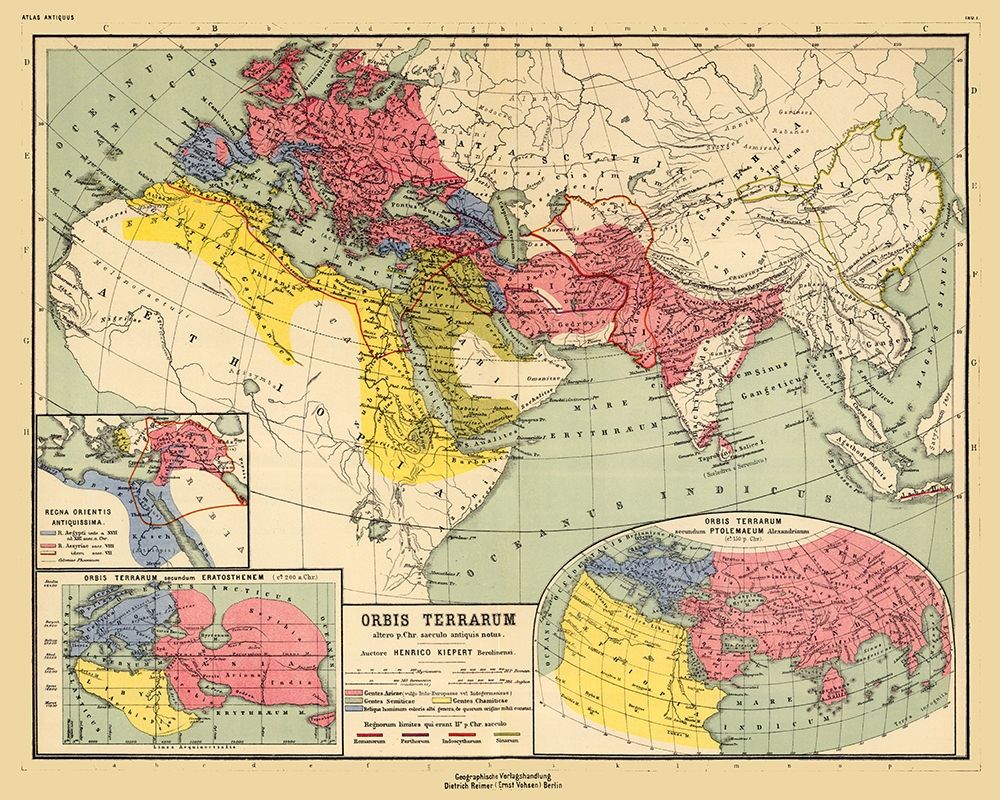 World of Europe - Kiepert 1903 art print by Kiepert for $57.95 CAD