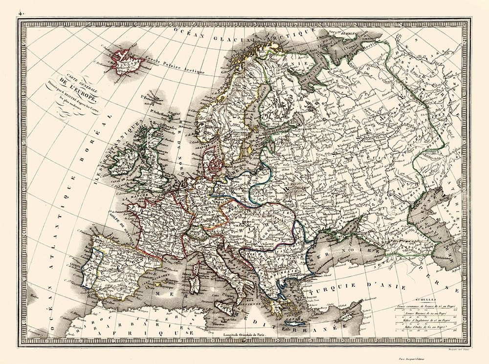 Europe - Monin 1839 art print by Monin for $57.95 CAD