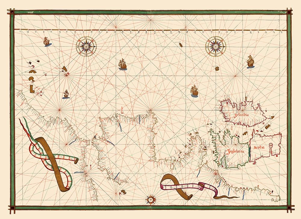 European Coastline - Martines 1587 art print by Martines for $57.95 CAD