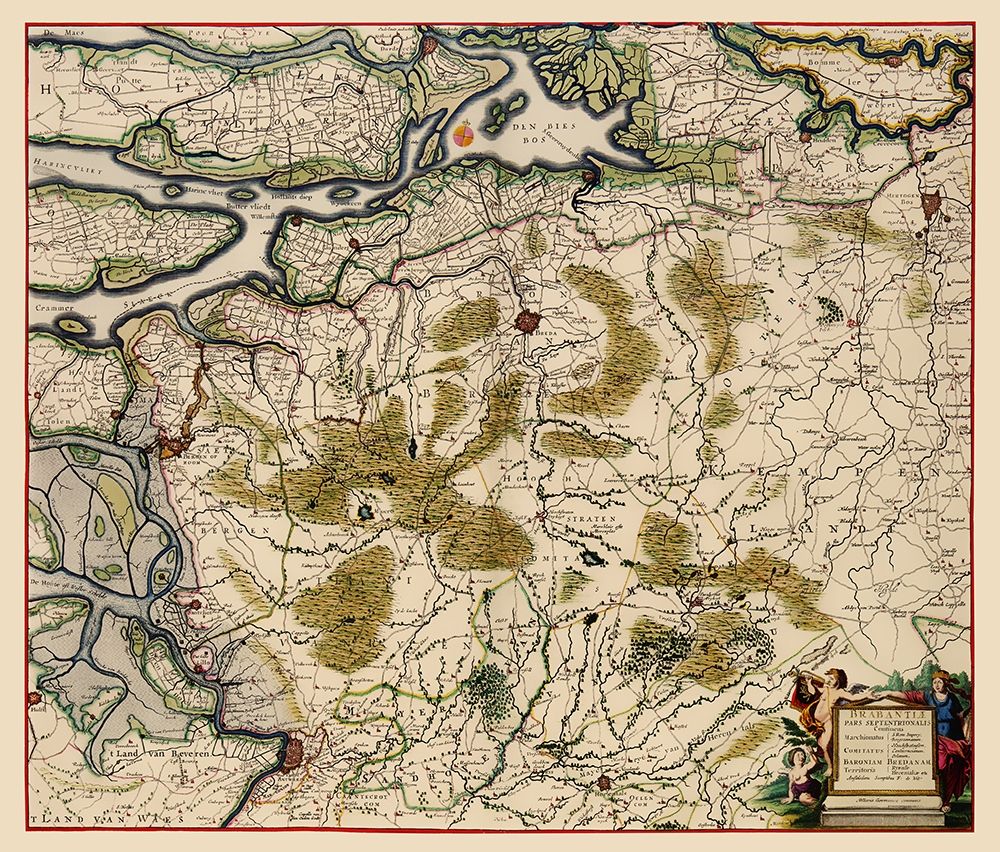Benelux Flemish Brabant Flanders Belgium art print by De Wit for $57.95 CAD