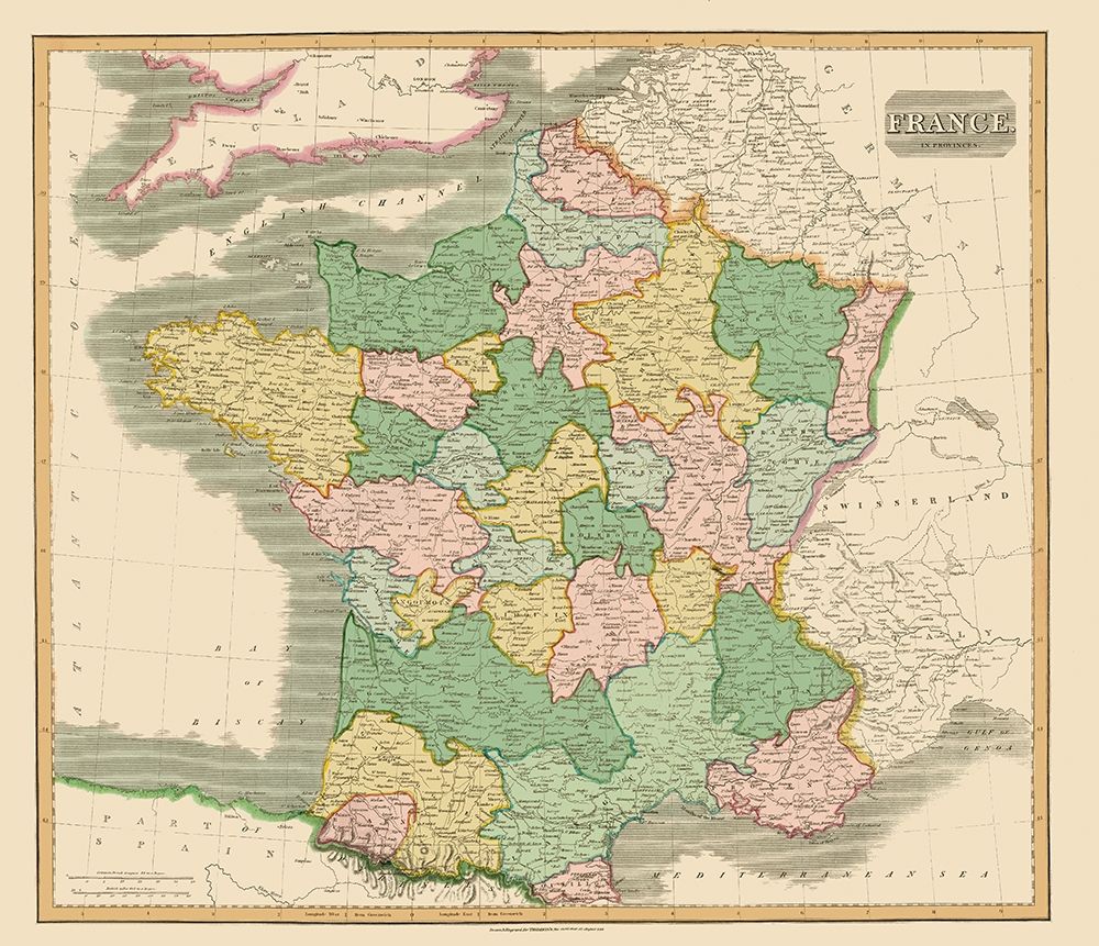 France - Thomson 1814 art print by Thomson for $57.95 CAD