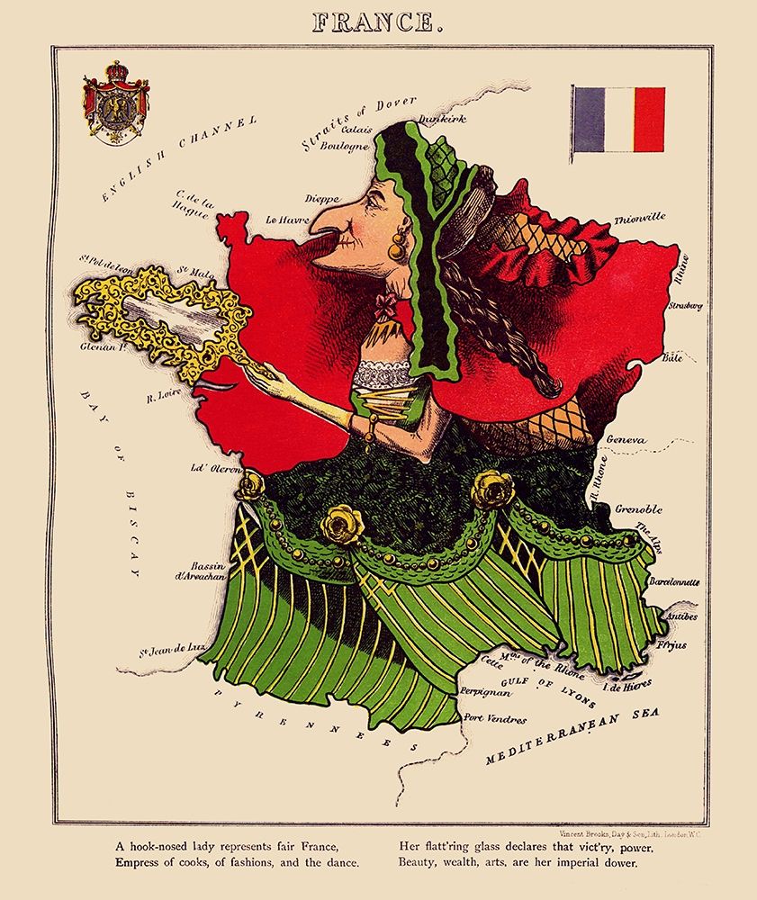 France - Lancaster 1869 art print by Lancaster for $57.95 CAD
