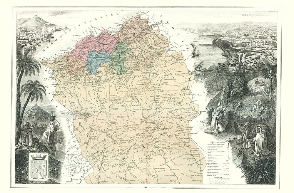 Mediterranean Oran Province Algeria France art print by Migeon for $57.95 CAD