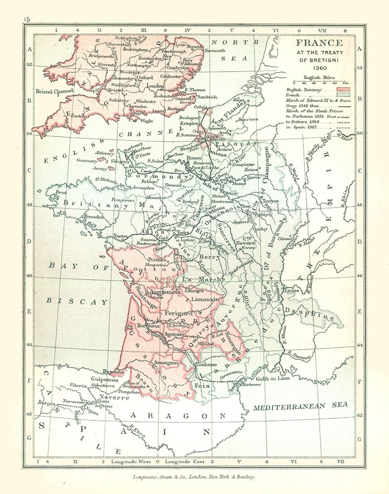 France 1360 - Gardiner 1902 art print by Gardiner for $57.95 CAD