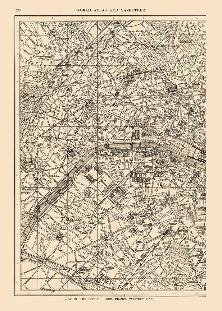 Western Paris France - Reynold 1921 art print by Reynold for $57.95 CAD
