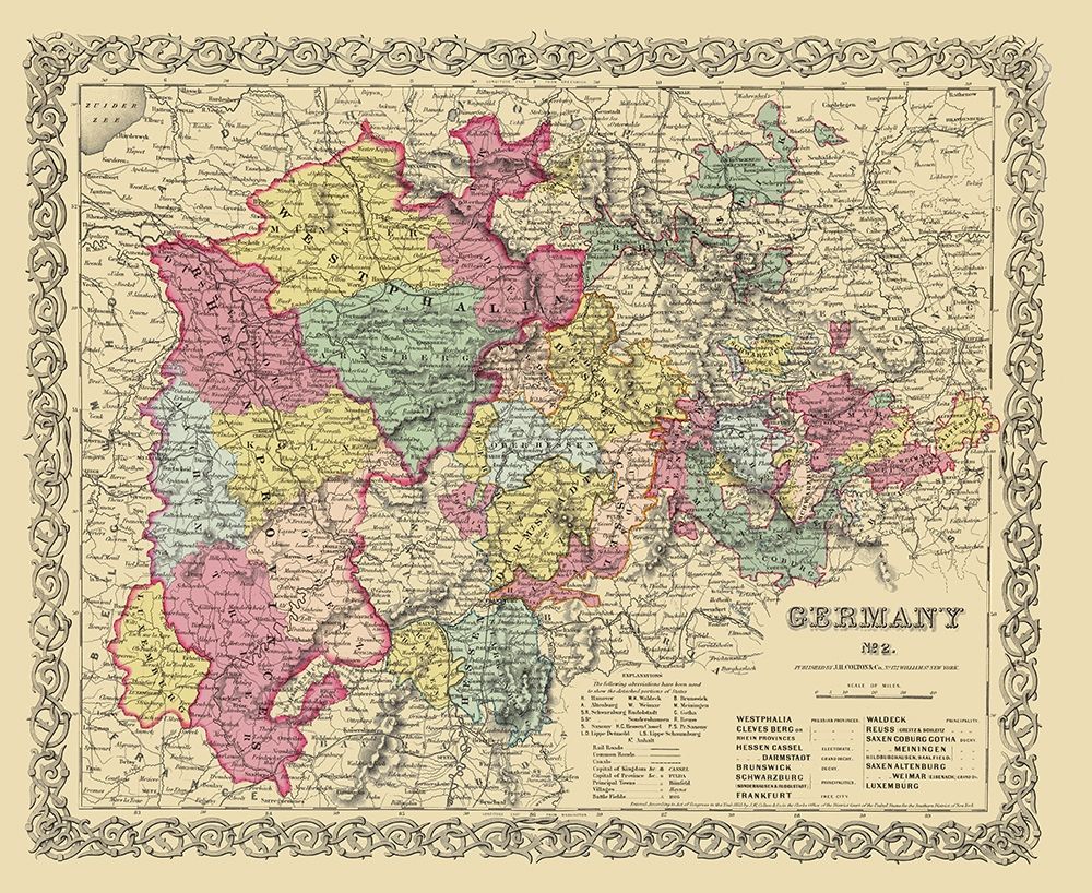 Germany 2 - Colton 1855 art print by Colton for $57.95 CAD