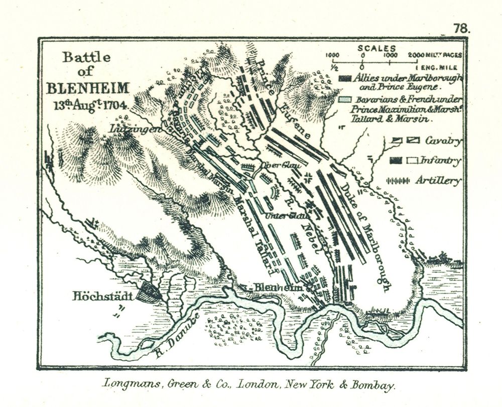 Europe Battle of Blenheim in 1704 Germany art print by Gardiner for $57.95 CAD