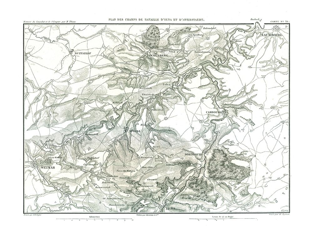 Battles of Jena and Auerstedt art print by Unknown for $57.95 CAD