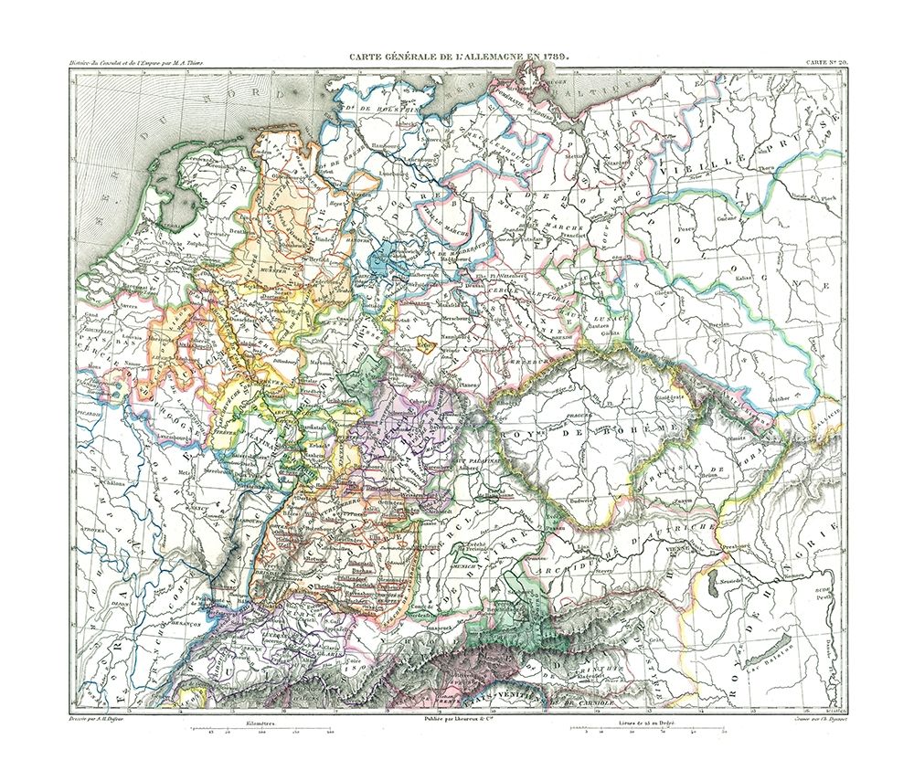 Germany 1789 - Thiers 1866 art print by Thiers for $57.95 CAD