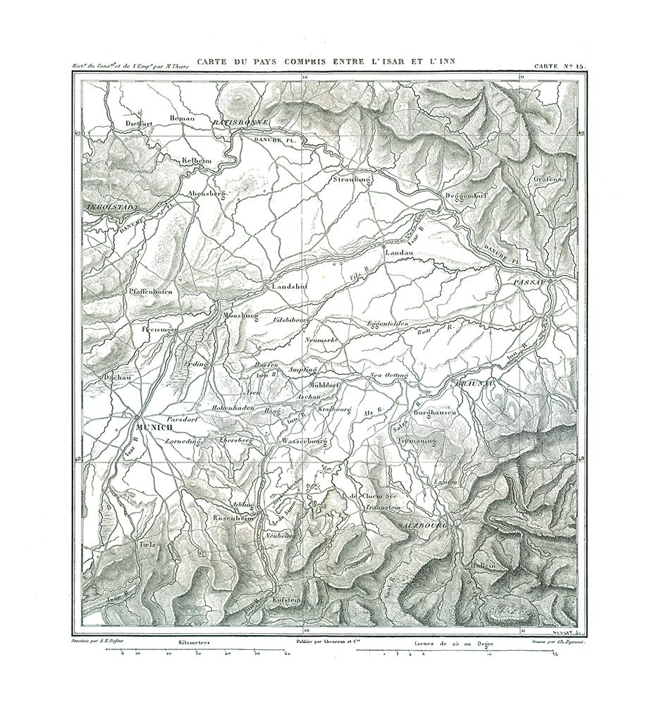 South Germany - Thiers 1866 art print by Thiers for $57.95 CAD