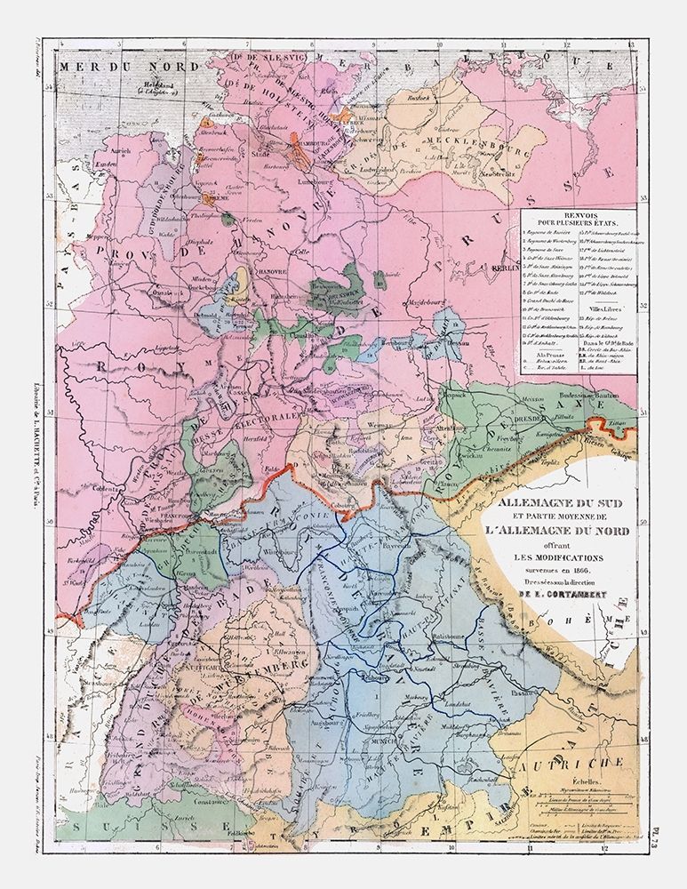 South Germany - Cortambert 1880 art print by Cortambert for $57.95 CAD