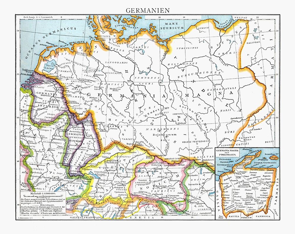 Germany - Droysen 1886 art print by Droysen for $57.95 CAD