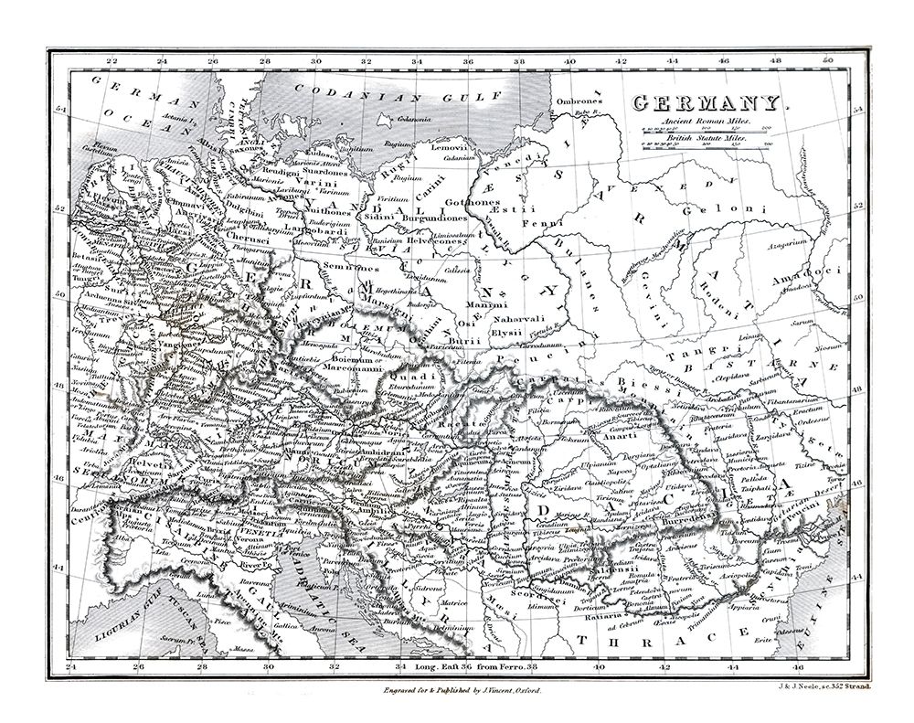 Germany - Oxford 1828 art print by Oxford for $57.95 CAD